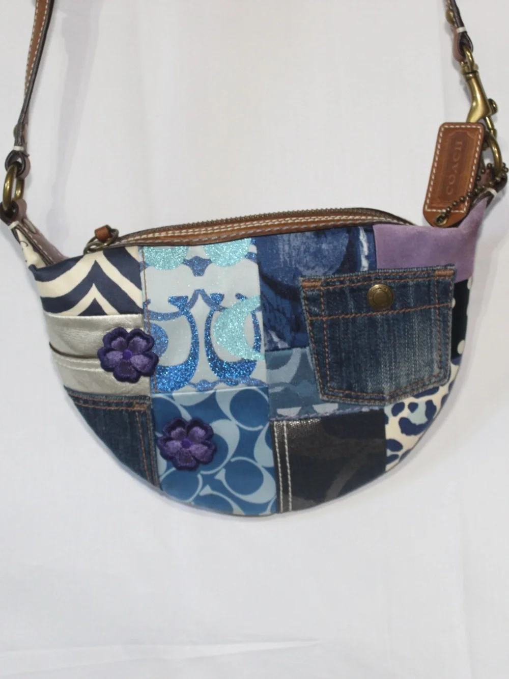 Coach Patchwork Crescent Y2K Bag